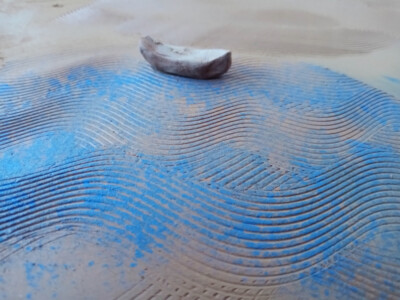 I colori del mare, la forma delle onde. Lasciare tracce